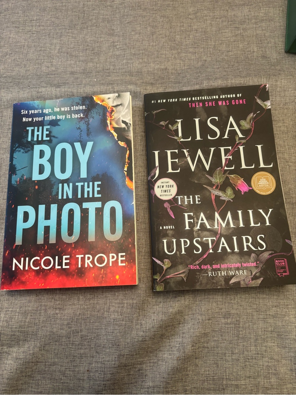The Boy in the Photo and The Family Upstairs
2 Paperback Bundle